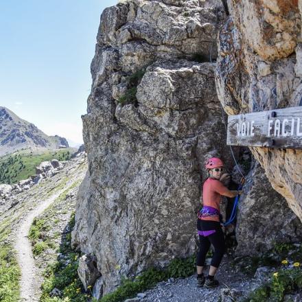 Via ferrata Rocher Blanc 4